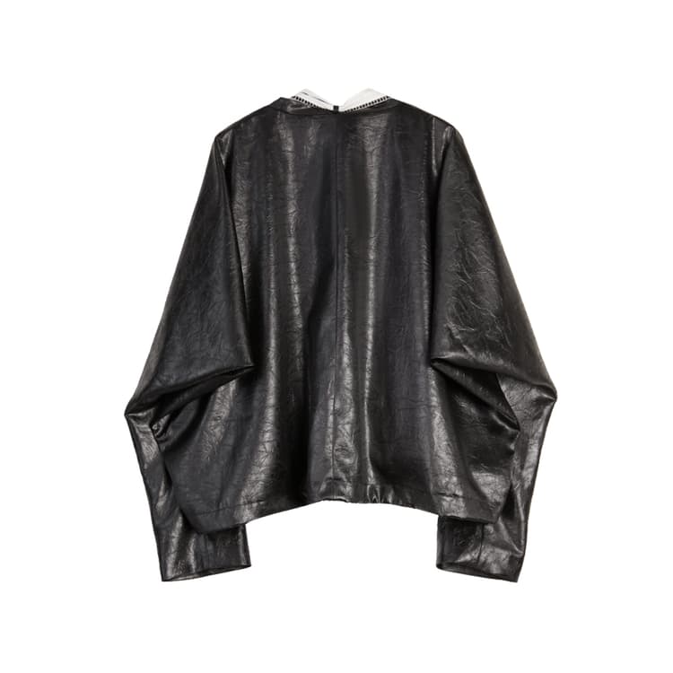 ELLE Черное Женское Короткое Пальто - изображение 2