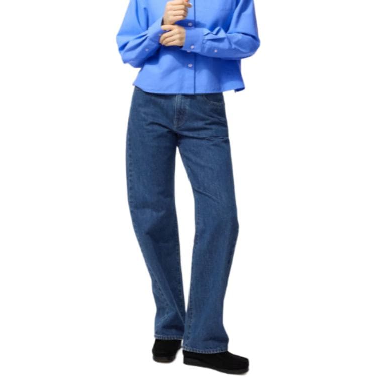 Джинсы UNIQLO Blue Women's Jeans UNIQLO Синий Женские Джинсы - изображение 1