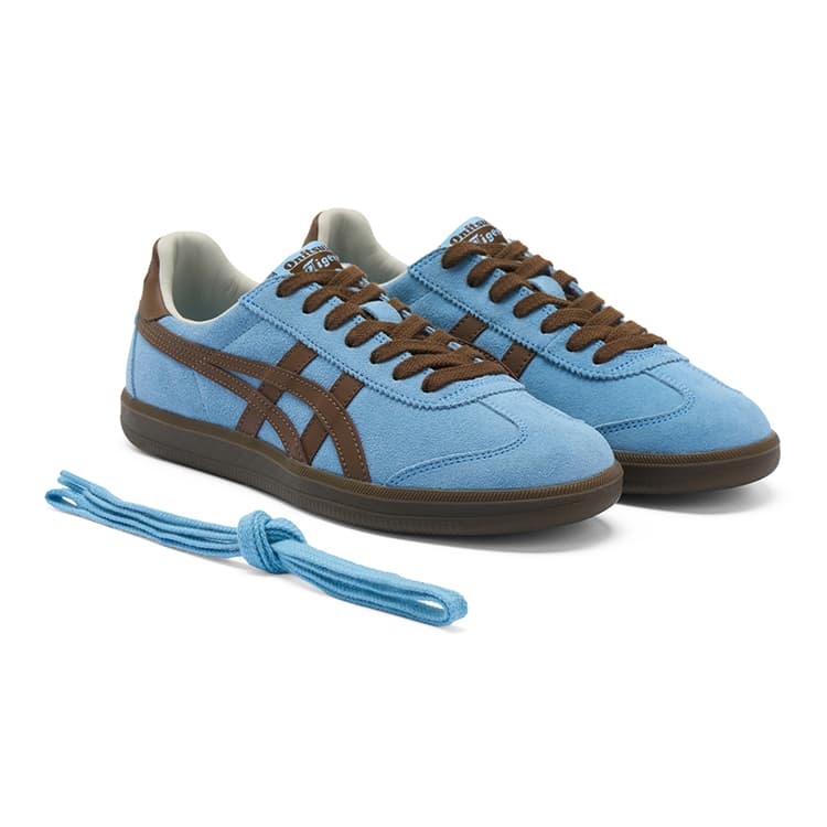 Кроссовки Onitsuka Tiger Tokuten Устойчивая к истиранию Низкая Повседневная Обувь Унисекс Синяя - изображение 4