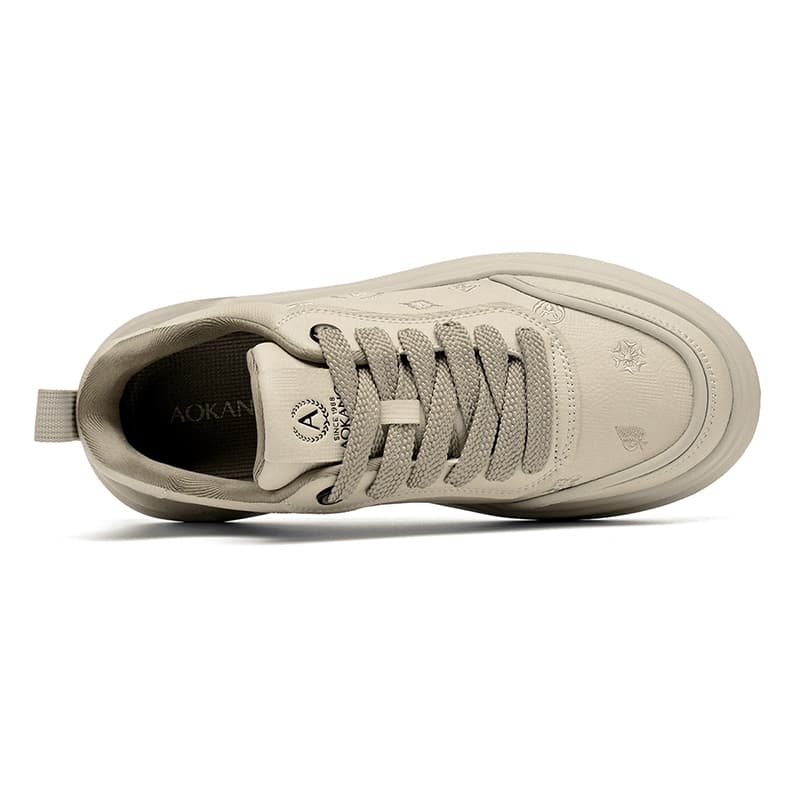 Кроссовки Aokang Letter Embossed Low Top Sneakers - изображение 5