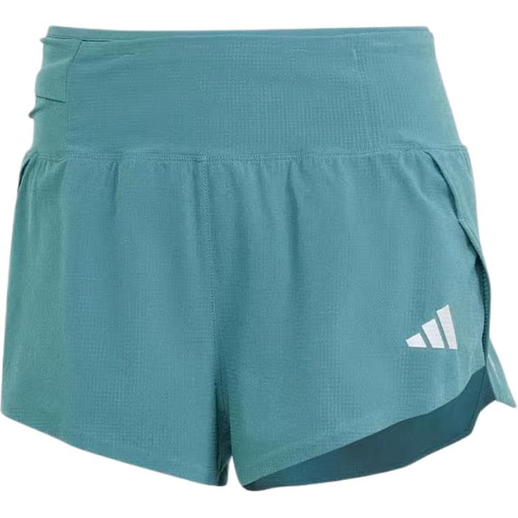 Шорты adidas Clothing Зеленые Женские Повседневные Шорты - изображение 1