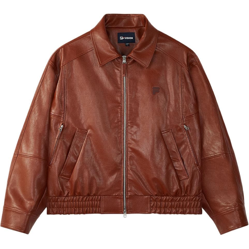 Кожаная куртки FILA FUSION Life Кожаная Куртка Мужская - изображение 1