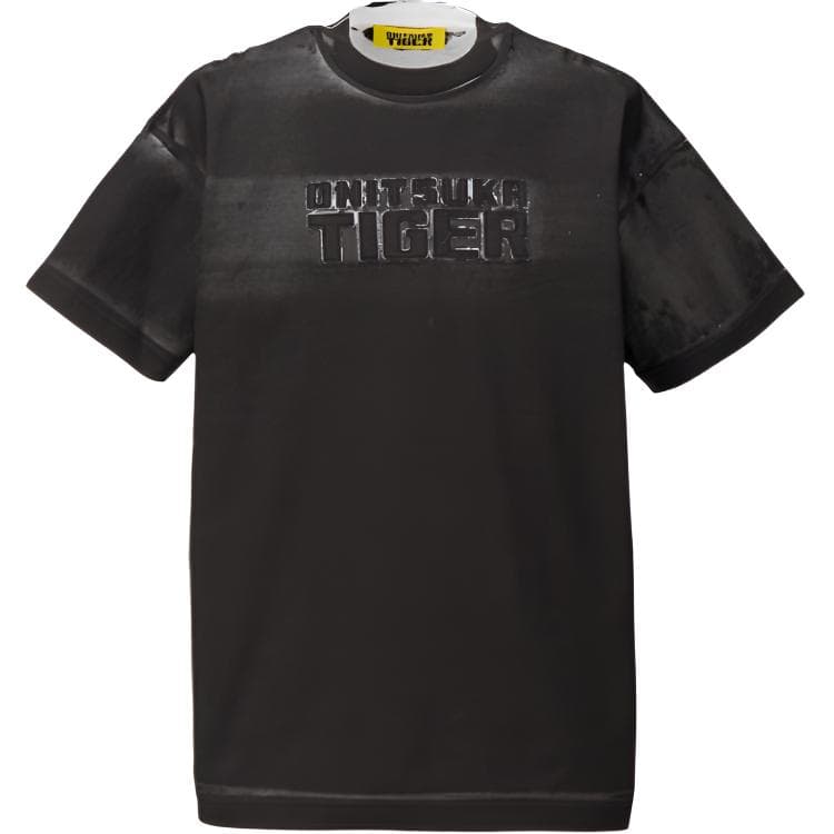 Футболка Onitsuka Tiger DENIVITA Tee T Рубашка Мужская Черная - изображение 1