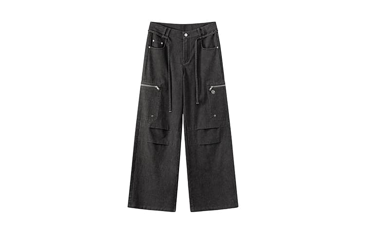 Штаны CHUU Carbon Gray Женские Повседневные Штаны - изображение 1