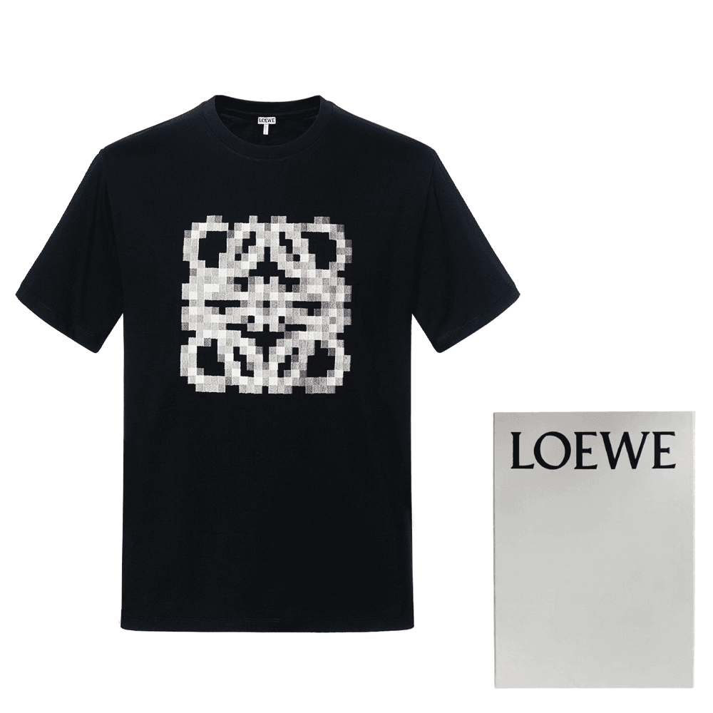 Футболка LOEWE Pixel Embroidery T-Shirt - изображение 6