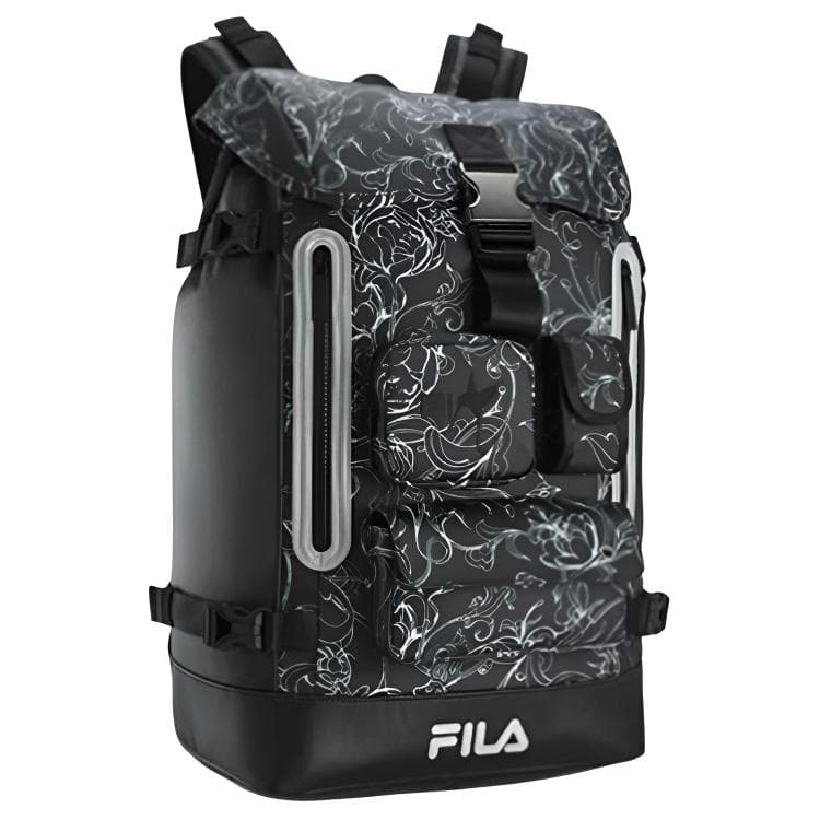 Рюкзак FILA Ткань Рюкзак Стандартный (Standard) Женский Темно-Черный - изображение 2