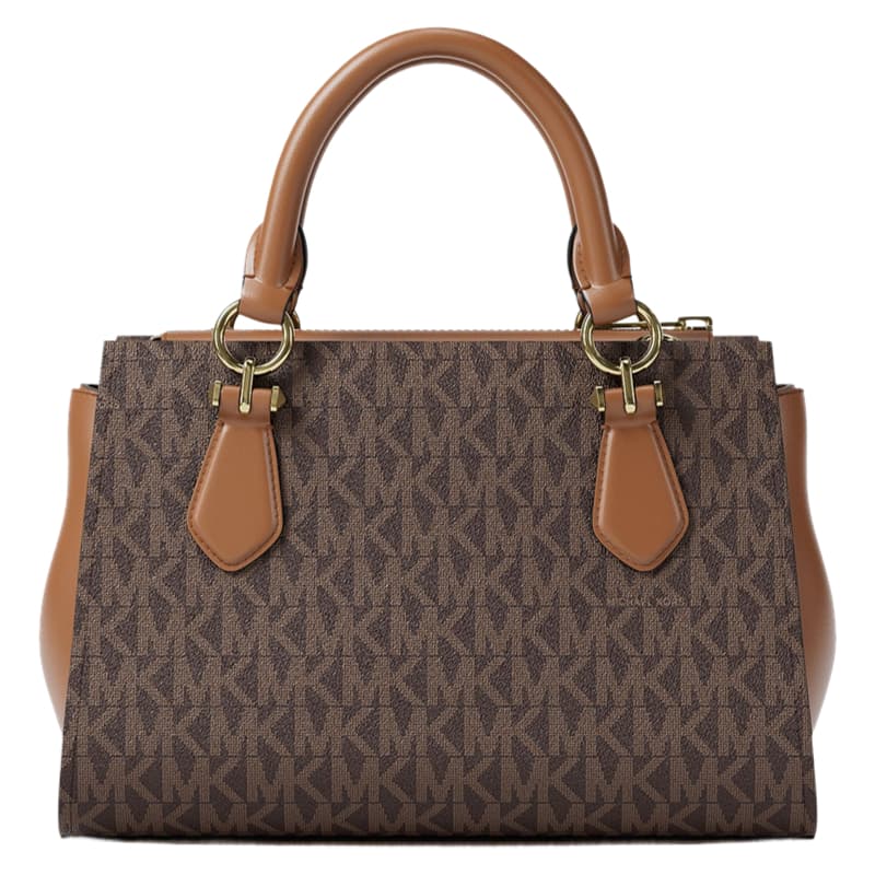 Сумка MICHAEL KORS MARILYN Покрытый холст Сумки Маленький Женские Коричневый - изображение 3
