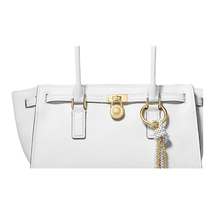 Мини-сумка MICHAEL KORS Hamilton Кожа Плечевая Сумка Маленькая Женская Белая - изображение 3