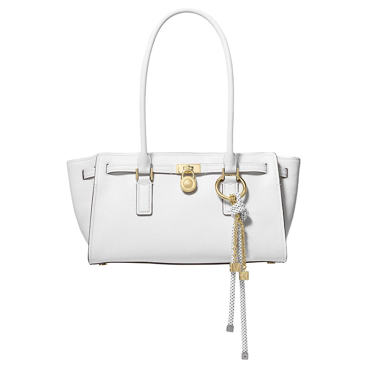 Мини-сумка MICHAEL KORS Hamilton Кожа Плечевая Сумка Маленькая Женская Белая - изображение 1
