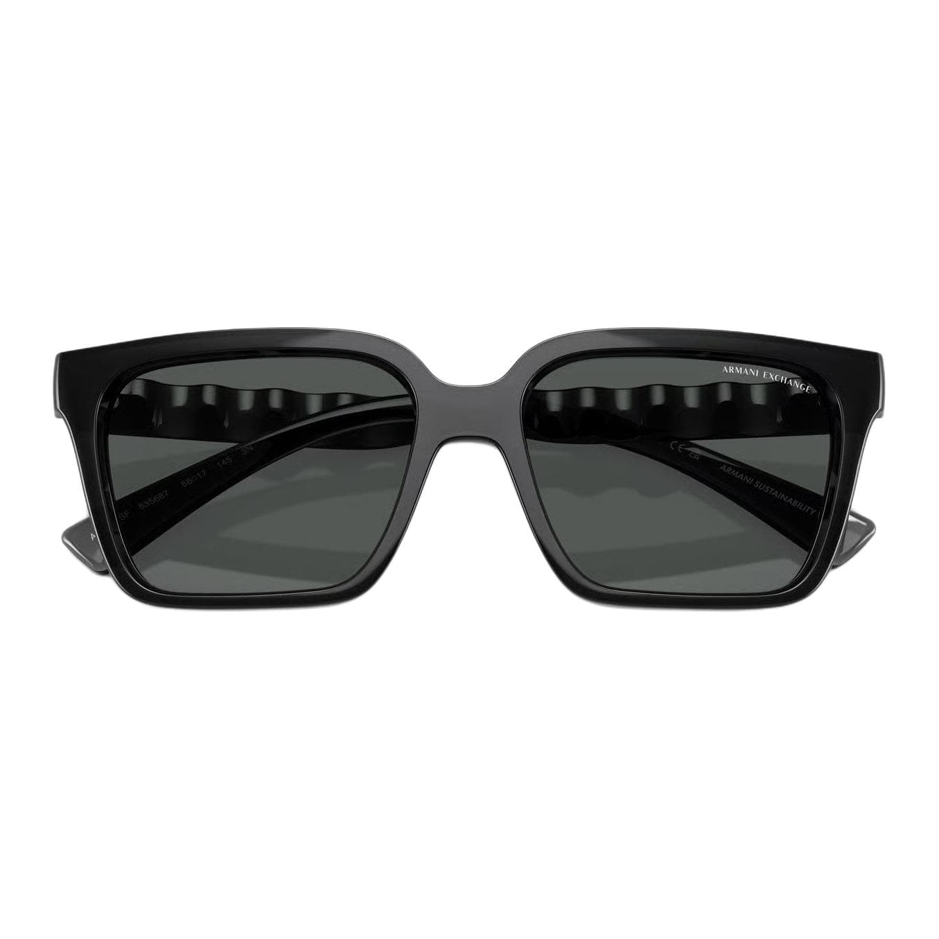Солнцезащитные очки ARMANI EXCHANGE Квадратная форма Солнцезащитные очки Мужской Прозрачно-серый - изображение 5