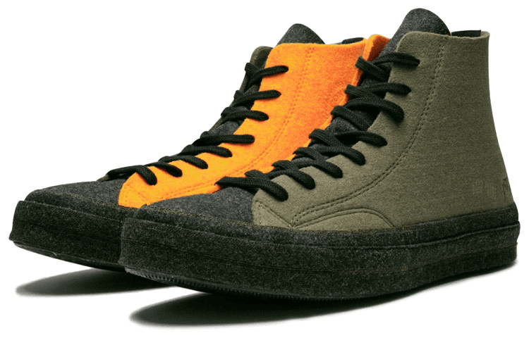 Кроссовки J.W.Anderson x Converse 1970s Hi "Stone Grey Flame Orange" - изображение 3