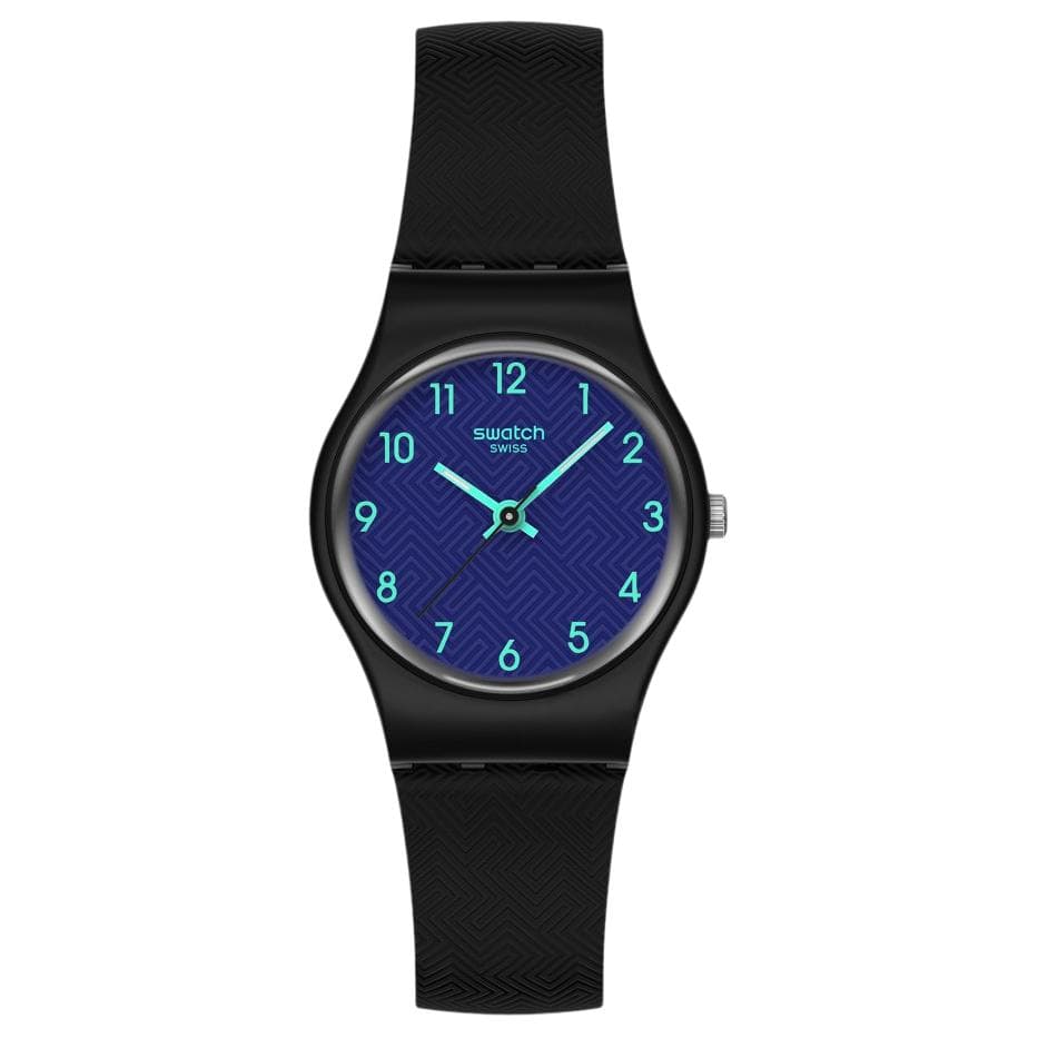 Часы Swatch Essentials Кварцевый механизм 30 м водонепроницаемость женские часы 25*31,4 мм синий циферблат - изображение 1