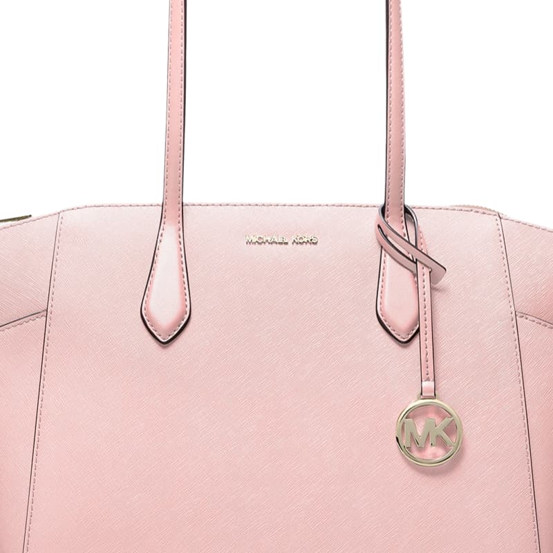 Мини-сумка MICHAEL KORS MARILYN Кожаная Сумка-тоут Сумка для покупок Сумка через плечо Средняя Женская Розовая - изображение 3