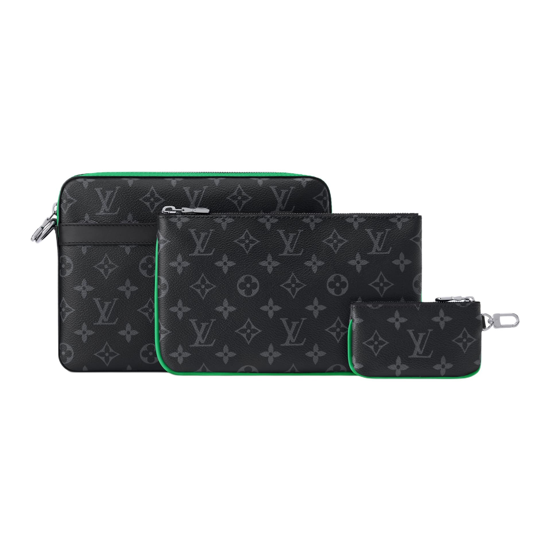 Сумка через плечо Louis Vuitton Trio Monogram Eclipse - изображение 3