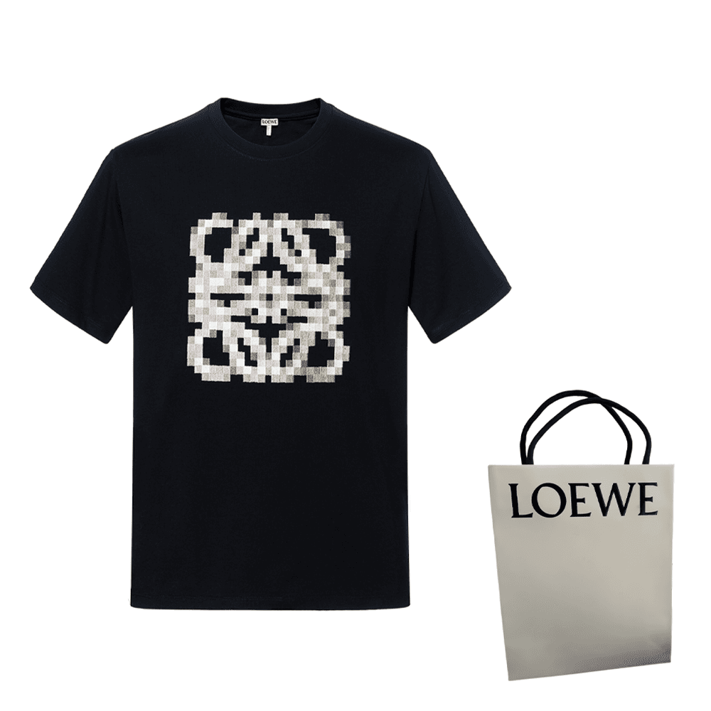 Футболка LOEWE Pixel Embroidery T-Shirt - изображение 8