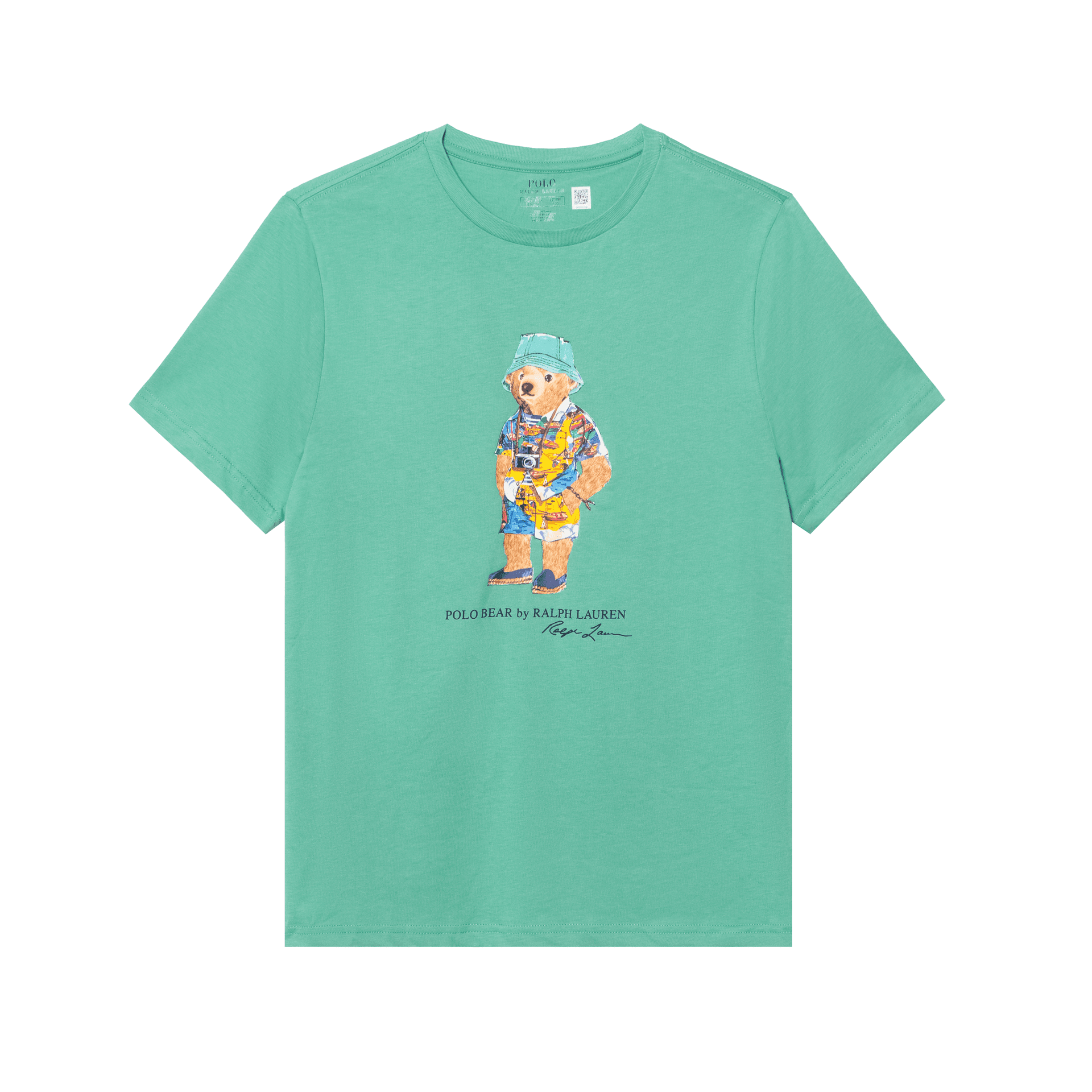 Футболка Polo Ralph Lauren T-рубашка SS25 зеленая детская - изображение 1