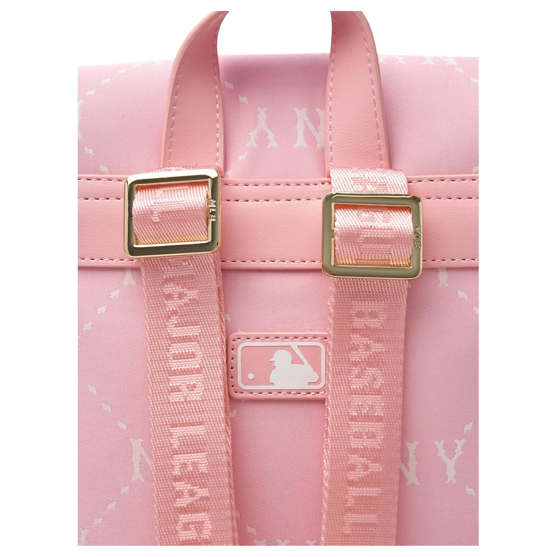 Рюкзак Mlb Base Logo Полиэфирное волокно Рюкзак Женские Розовый - изображение 5