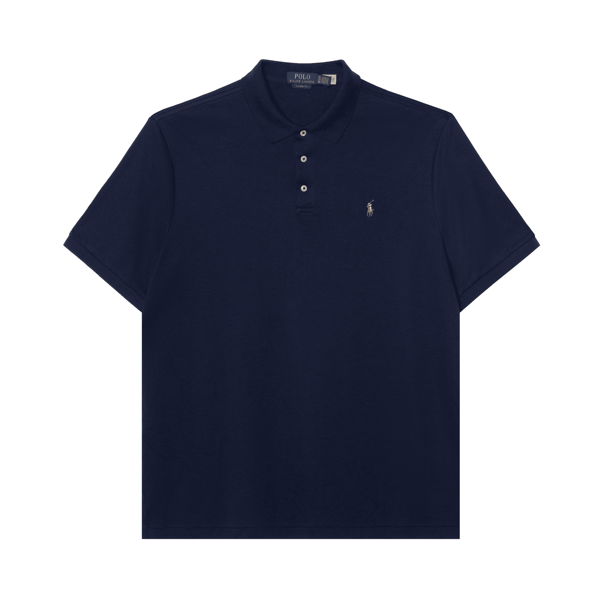 Поло Polo Ralph Lauren Поло Классическая версия Мужской Морской синий - изображение 1