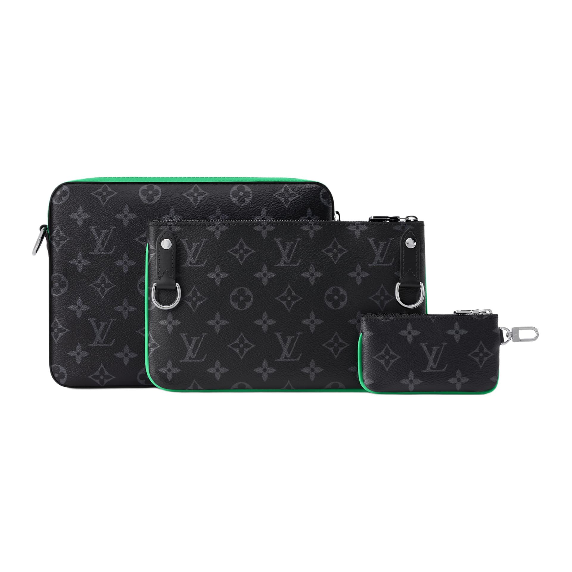 Сумка через плечо Louis Vuitton Trio Monogram Eclipse - изображение 4