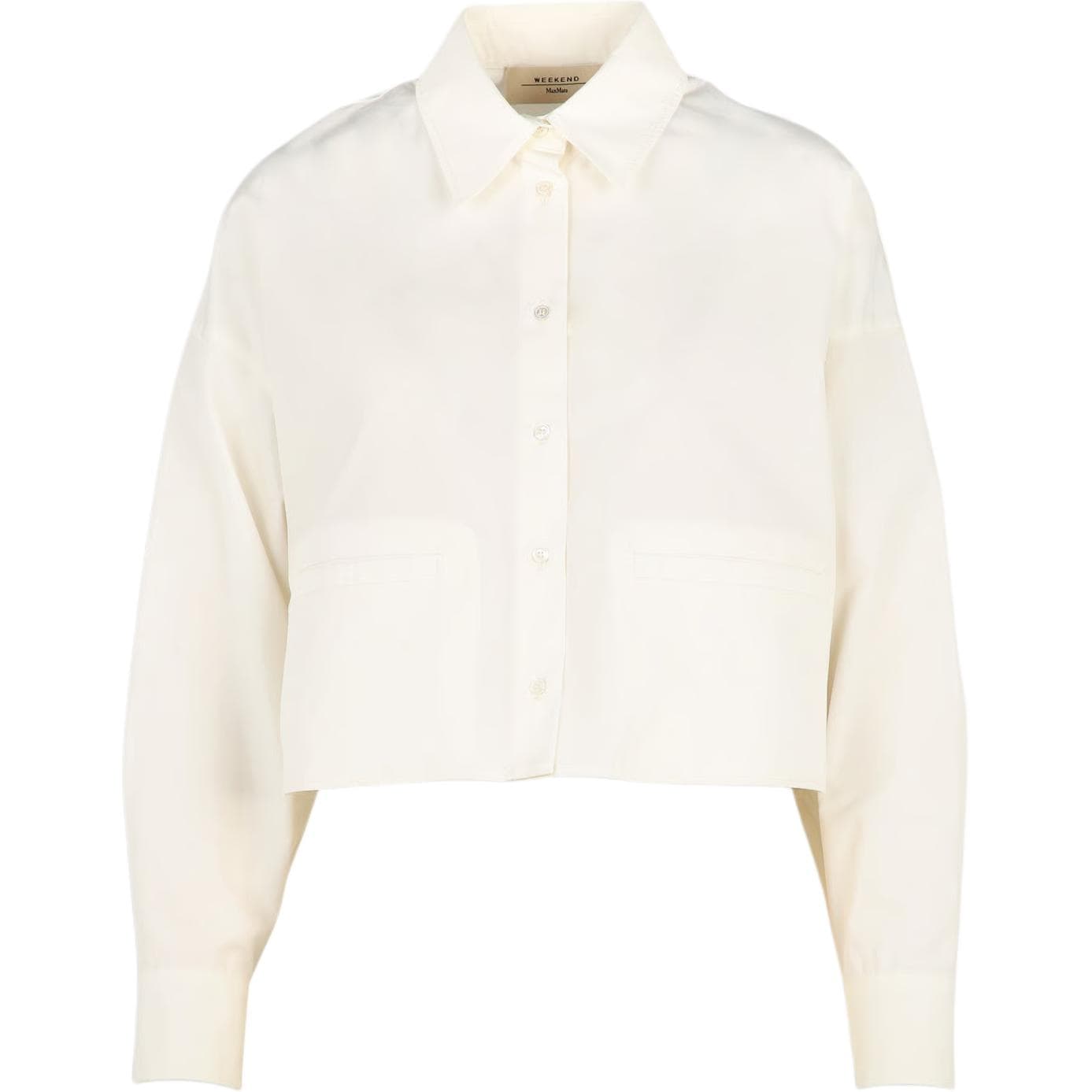 Блузка WEEKEND MaxMara Белые Женские Рубашки - изображение 1
