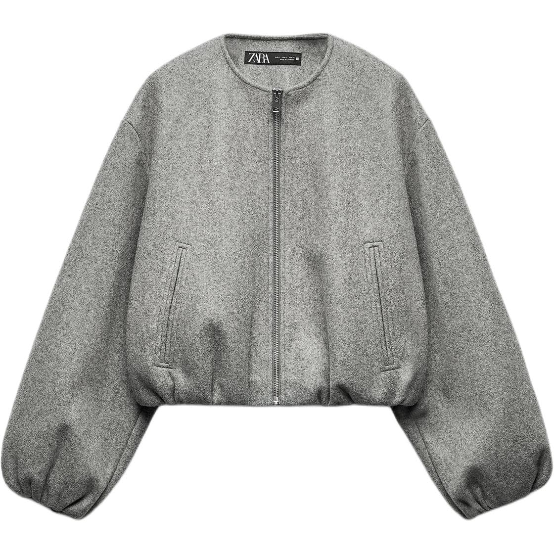 Куртка ZARA Серый Женский Куртки - изображение 1