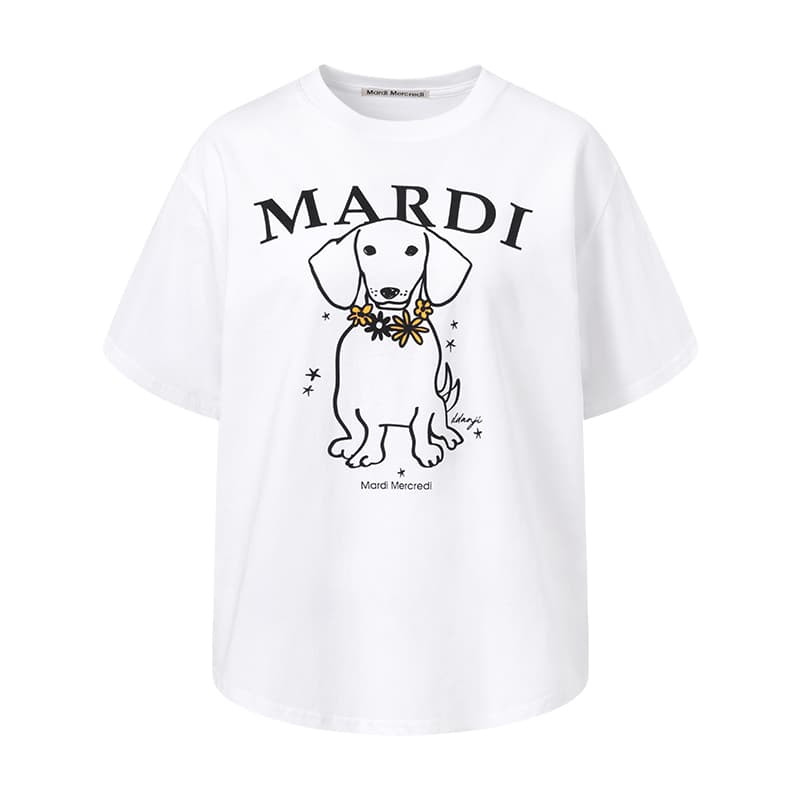 Футболка MARDI MERCREDI SS25 T Рубашка Женская - изображение 1