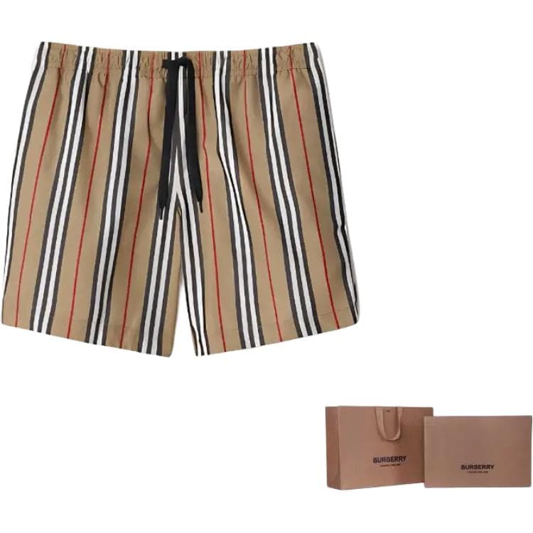 Burberry SS24 Пляжные шорты Мужские Хаки - изображение 8