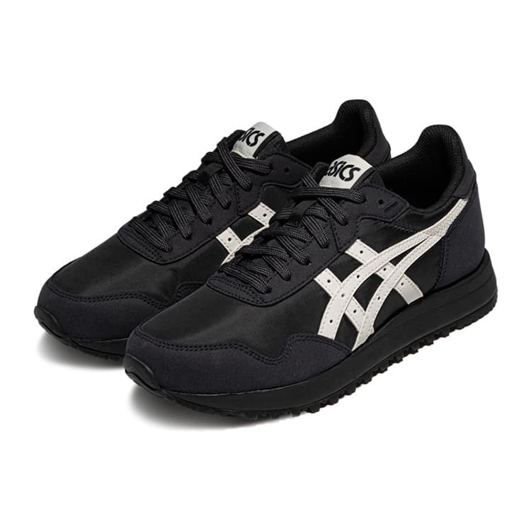 Кроссовки ASICS Низкий Топ Повседневная Обувь Унисекс Черный Белый - изображение 3