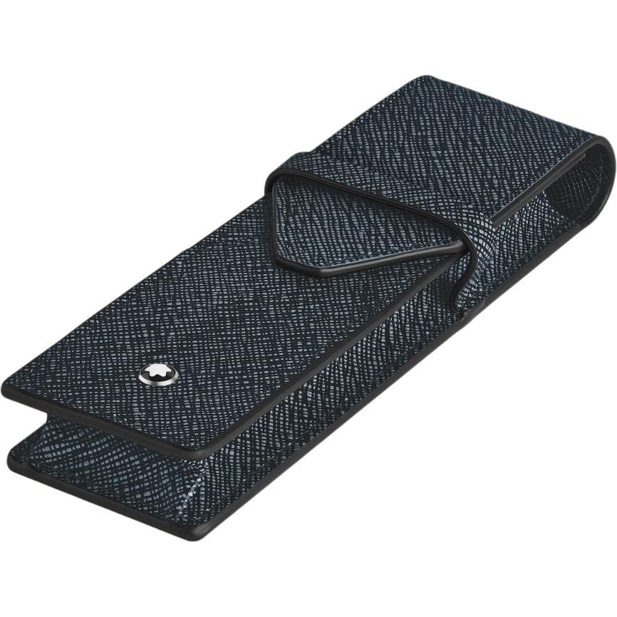MONTBLANC Sartorial Коровья кожа Путешествие Мешок для хранения Унисекс Чернильно-синий - изображение 3