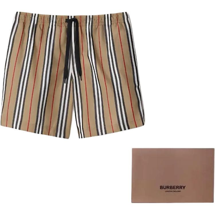 Burberry SS24 Пляжные шорты Мужские Хаки - изображение 9