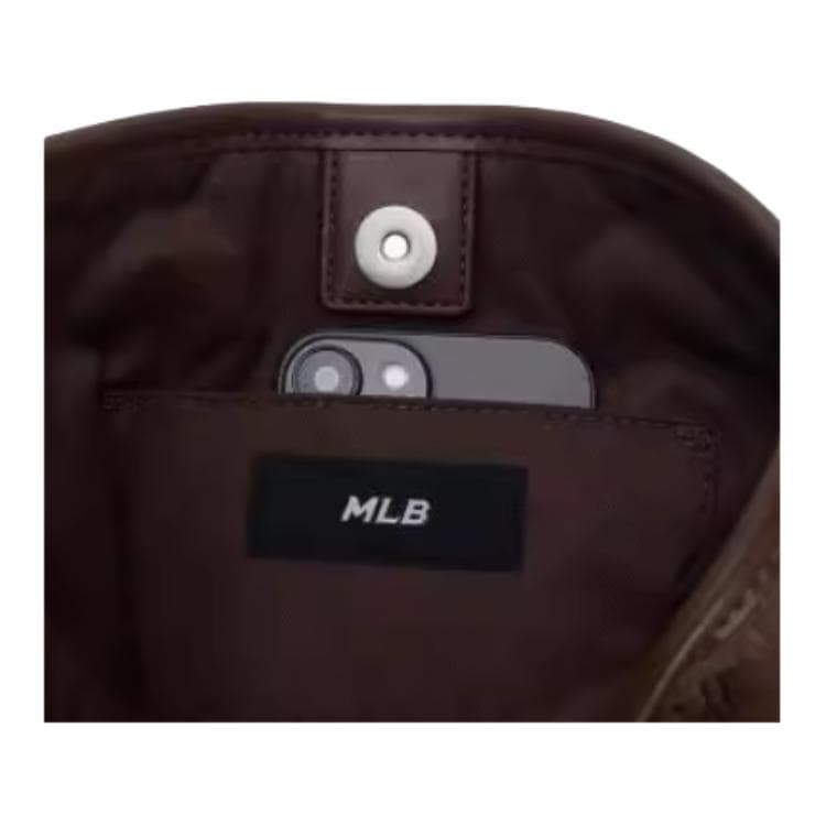 Сумка через плечо MLB Полиэстеровая ткань Сумка через плечо Стандартная (стандартная) Женская Коричневая - изображение 6