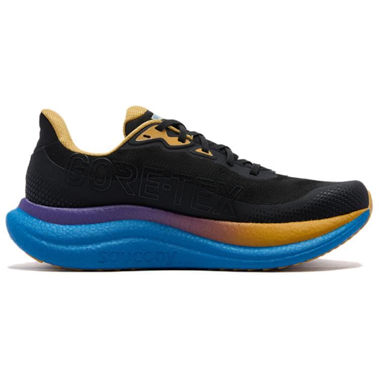 Кроссовки для бега Saucony Triumph 23 Дышащие Низкие Кеды XT 900 PWRRUN PB Длинные дистанции Бег Обувь Унисекс Черный Коричневый - изображение 2