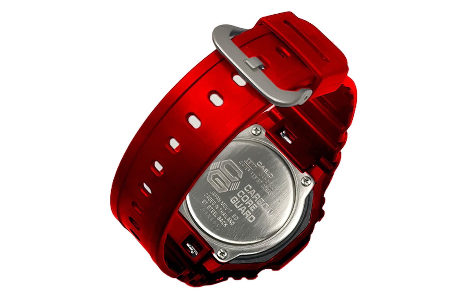 Часы Casio GA-2100 Hand-Painted Coral Red - изображение 5