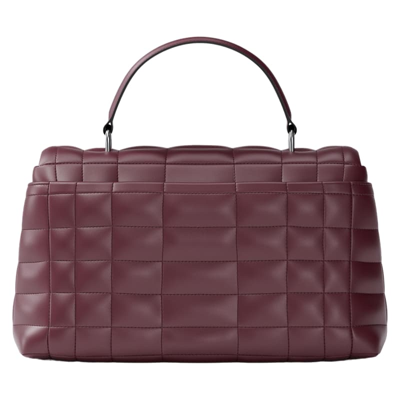 Сумка MICHAEL KORS Tribeca Овчина Сумка через плечо Сумка Средняя Женская Коричневая Красная - изображение 3