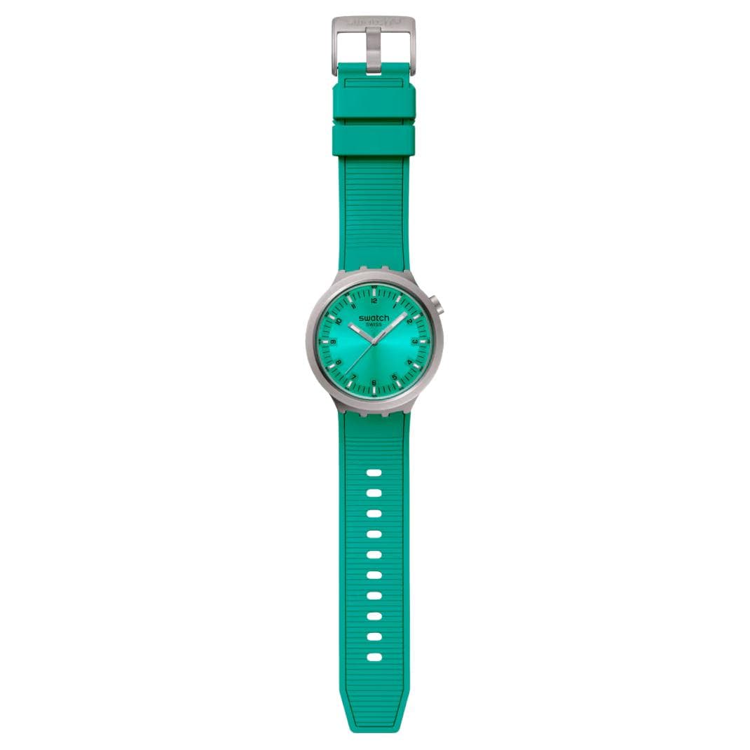 Часы Swatch Quartz Механизм 30 м Водонепроницаемые Унисекс Часы 47 мм Синий Циферблат Корпус из Нержавеющей Стали - изображение 3