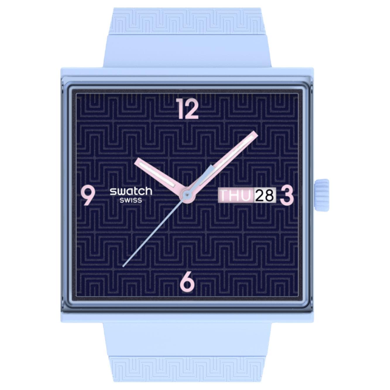 Часы Swatch Essentials Кварцевый механизм водонепроницаемость 20 м унисекс часы 41,8 мм синий циферблат - изображение 2