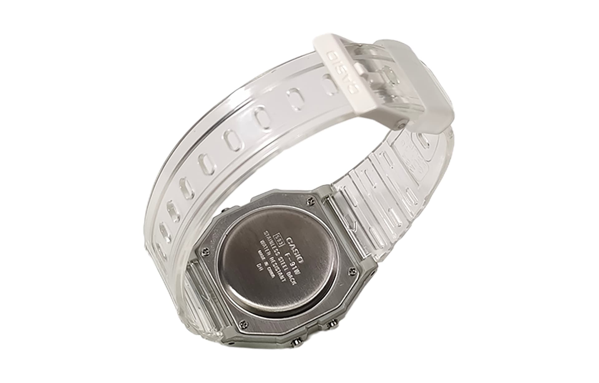 Часы CASIO F-91WS-7 Custom Edition White Crystal Grid - изображение 4