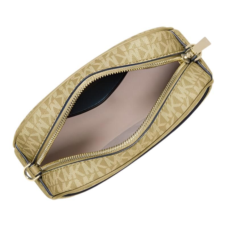 Мини-сумка MICHAEL KORS Jet Set Покрытый холст Плечевая сумка Маленькая Женская Фисташково-зеленый - изображение 3