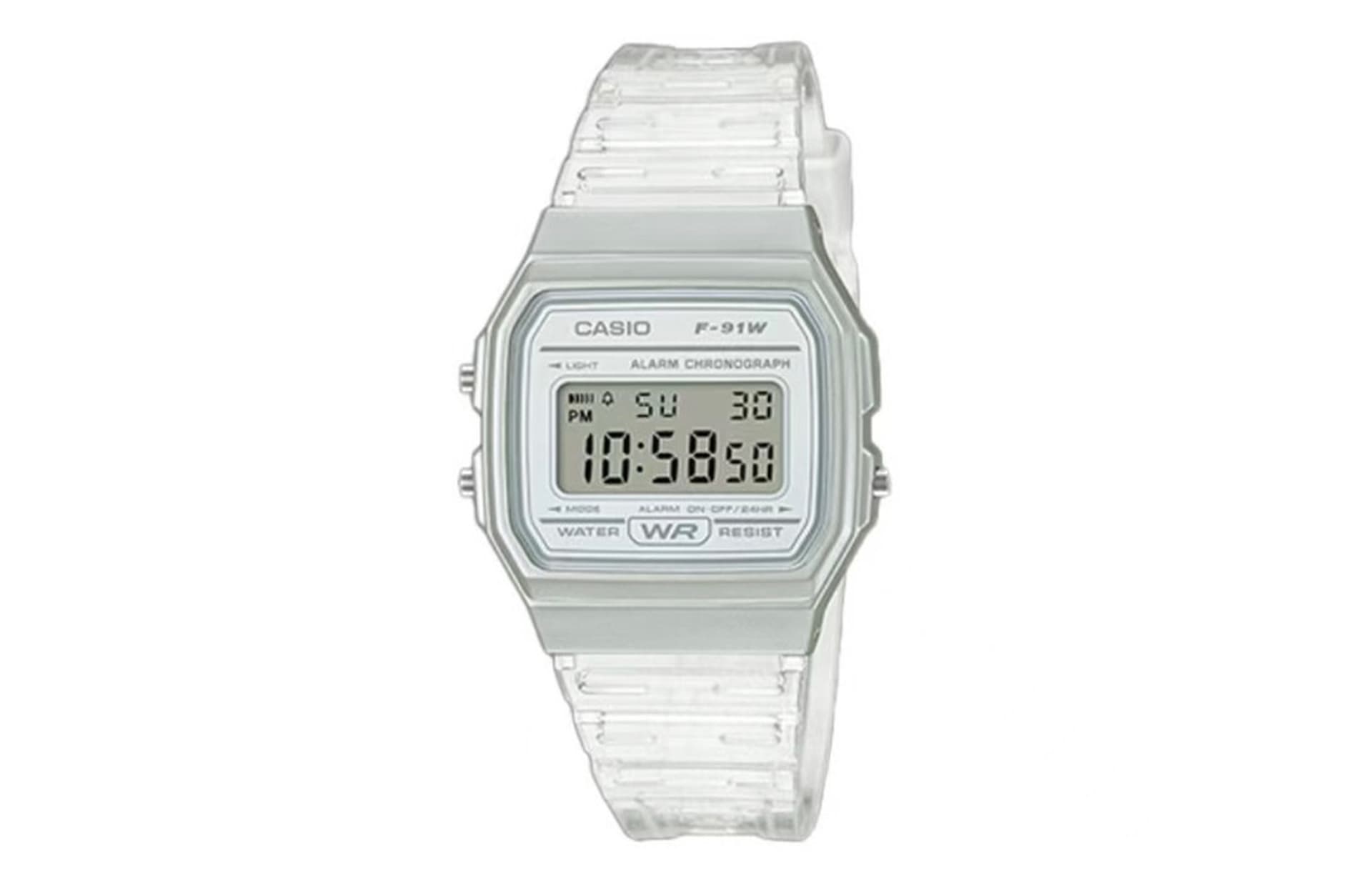 Часы CASIO F-91WS-7 Custom Edition White Crystal Grid - изображение 2