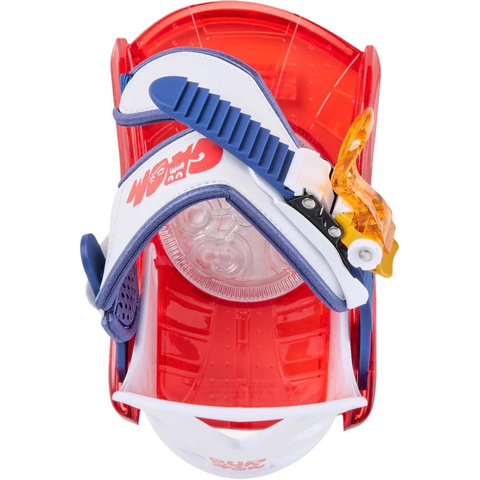BURTON 2026 BURTON GROM Дисковые крепления для сноуборда Детский Красный Белый - изображение 2