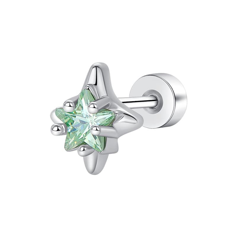 Серьги Серьги-гвоздики из медного сплава HMZ унисекс - изображение 1