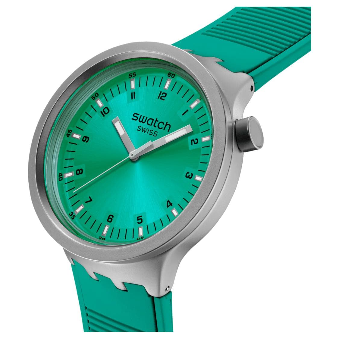 Часы Swatch Quartz Механизм 30 м Водонепроницаемые Унисекс Часы 47 мм Синий Циферблат Корпус из Нержавеющей Стали - изображение 2