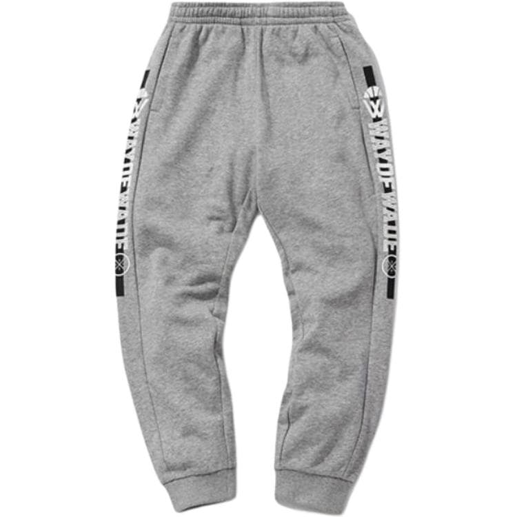 Li NING Young Спортивные трикотажные брюки Sports Life Collection Вересковый серый Детский - изображение 1
