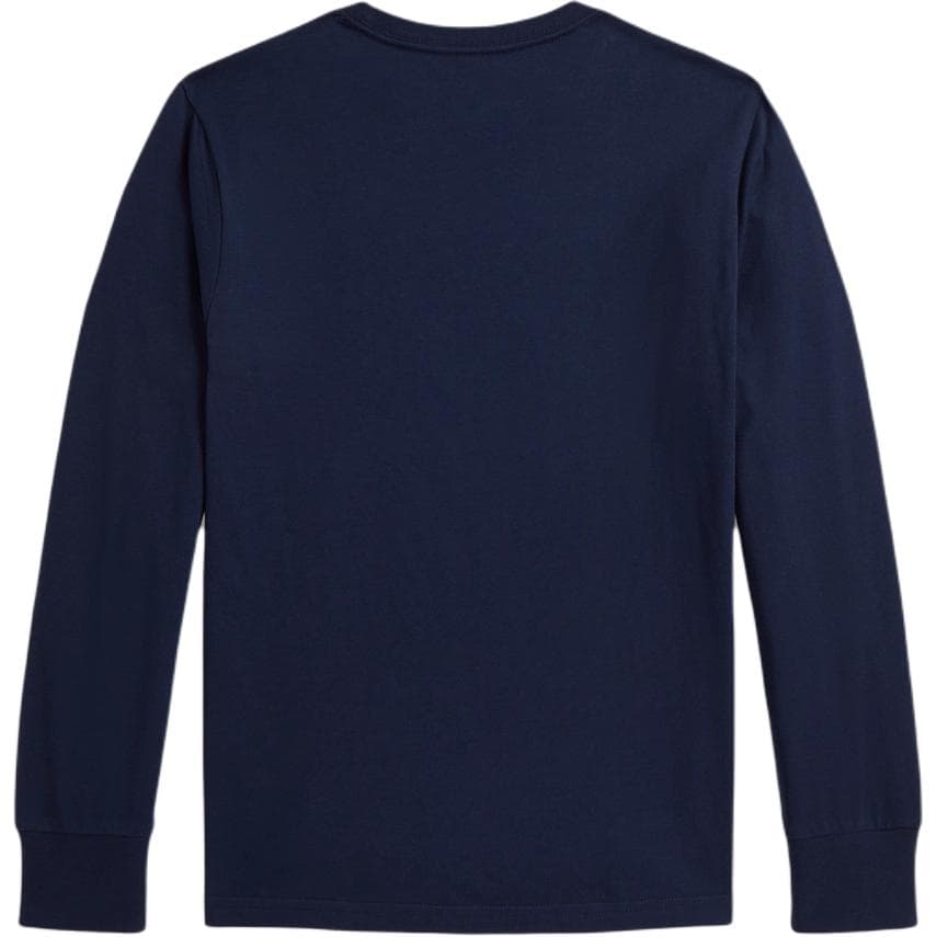 Футболка Polo Ralph Lauren Polo Bear T-Рубашка Стандартный Размер Элегантный Темно-Синий Подростковый - изображение 2