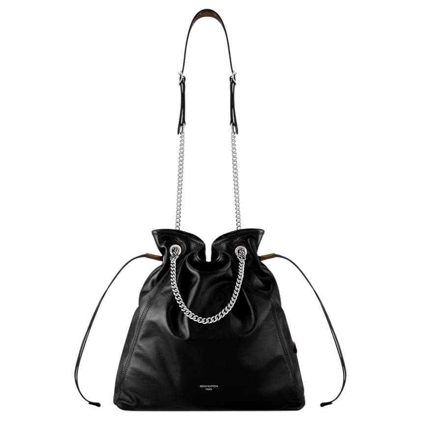Сумка через плечо Louis Vuitton Chain Strap Tote Black - изображение 1