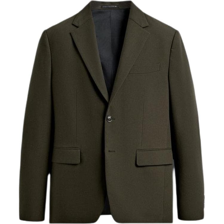 Пиджак ZARA Khaki Мужские Деловые Костюмы - изображение 1
