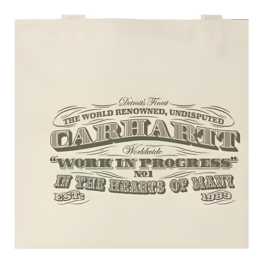 Мини-сумка Carhartt WIP Хлопковое волокно Сумка Унисекс Белый - изображение 3