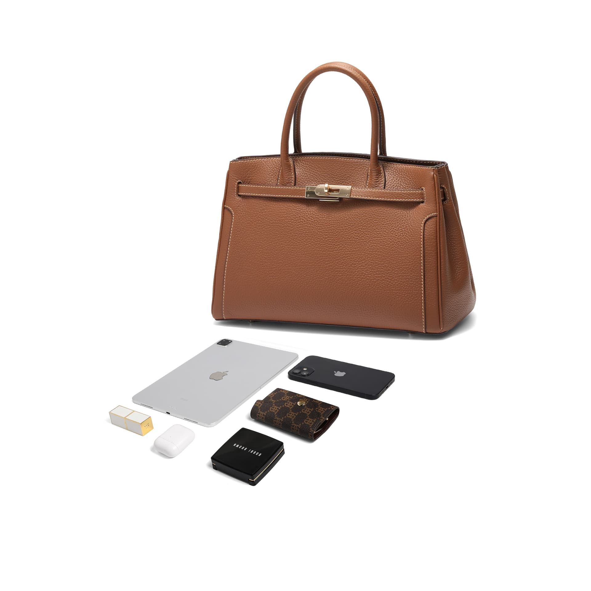 Сумка BELLE Artificial Leather Bag Women's Gray Brown Белль Искусственная кожа Сумка Женская Серый Коричневый - изображение 8