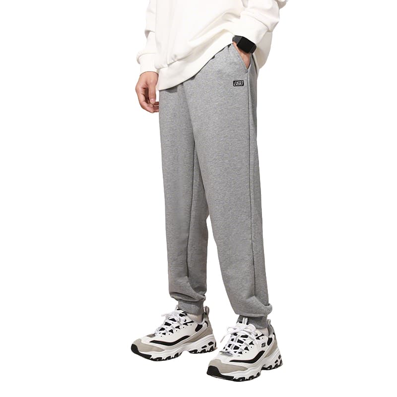 Штаны Skechers Sports Life Collection Флисовая подкладка Повседневные Трикотажные Спортивные Штаны Мужские - изображение 4
