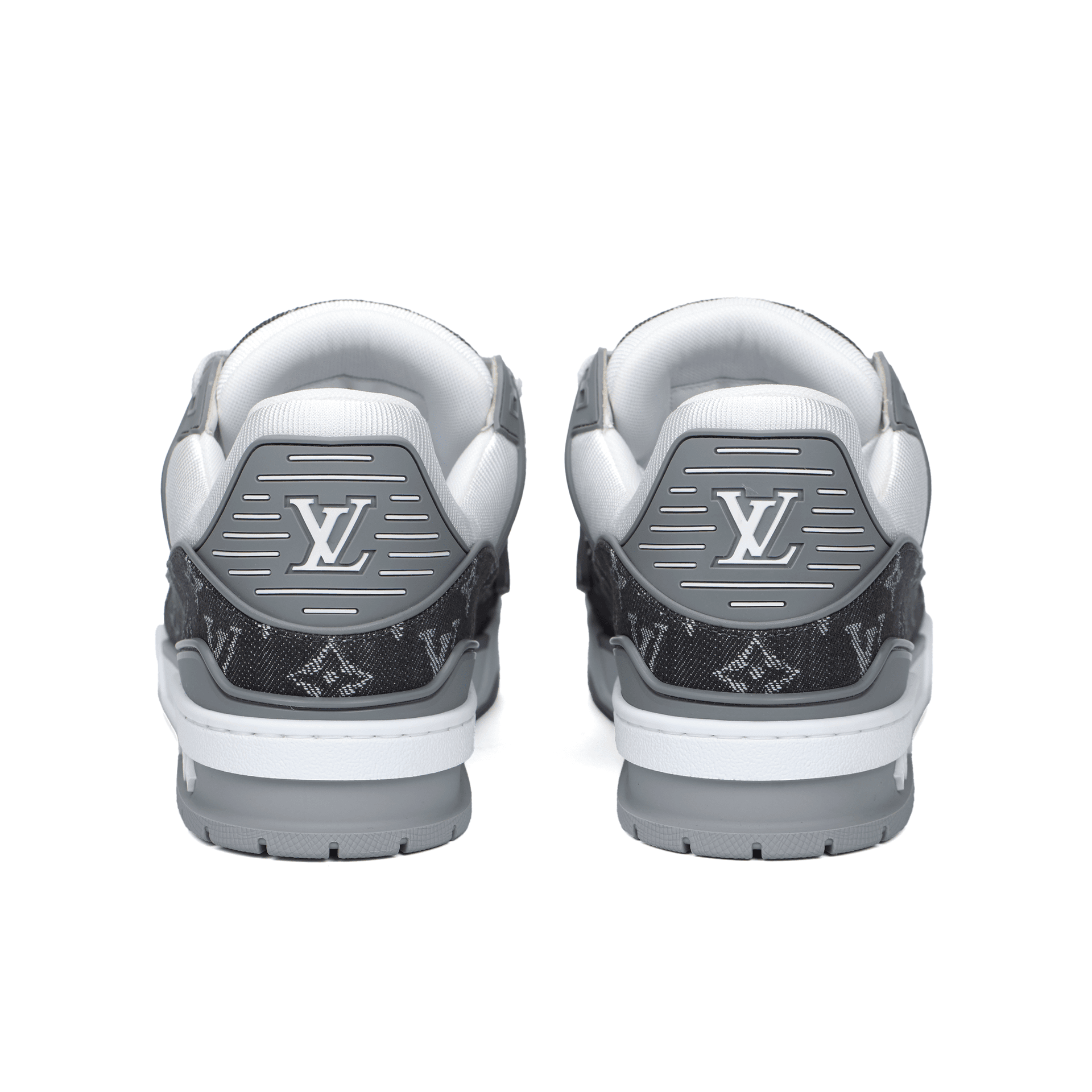 Кроссовки LOUIS VUITTON Trainer Grey White - изображение 4